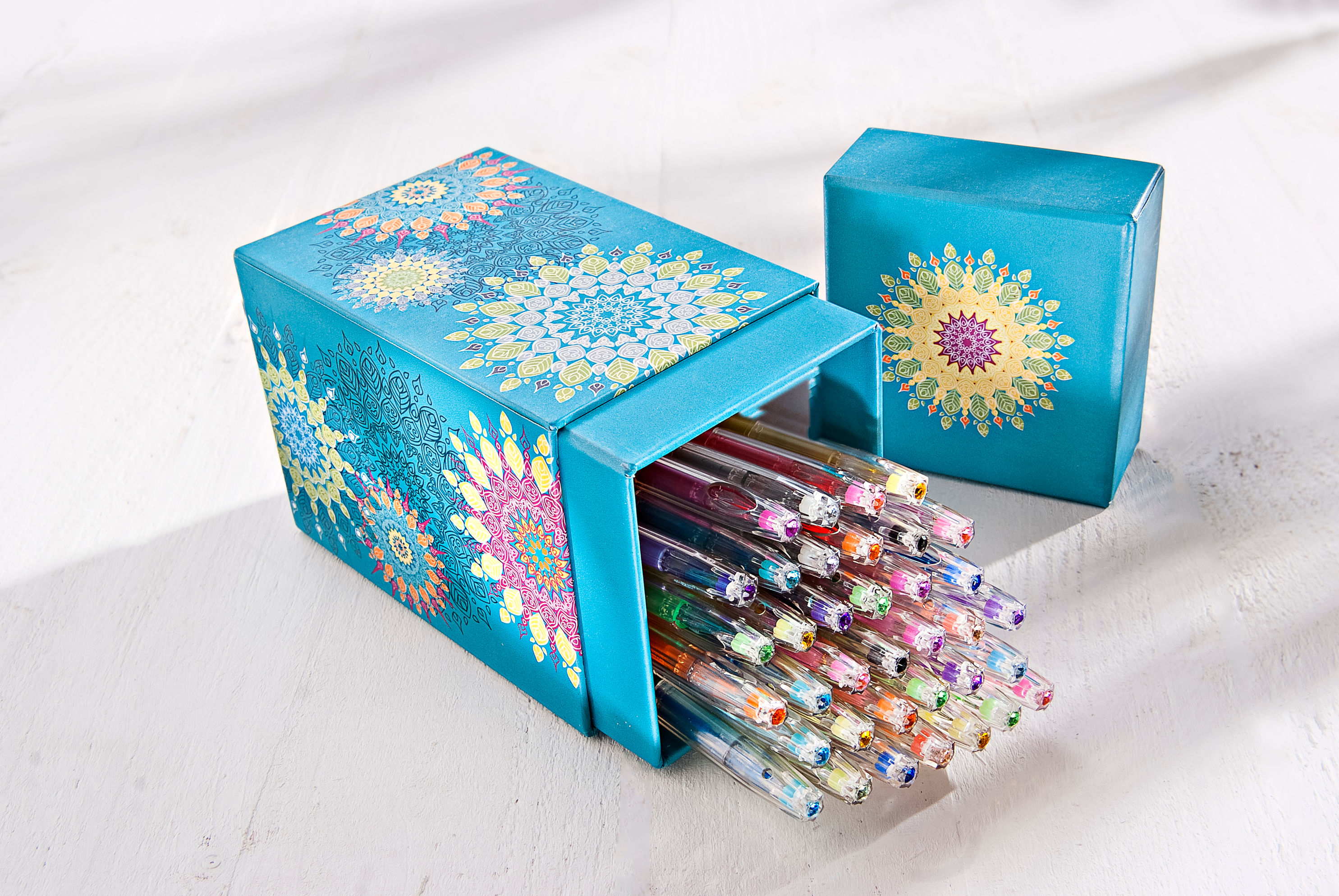 Gelstifte-Set Mandala mit Stifte-Box, 36-teilig | Weltbild.ch