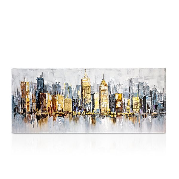 Gemälde Metropole, 120 x 50 cm