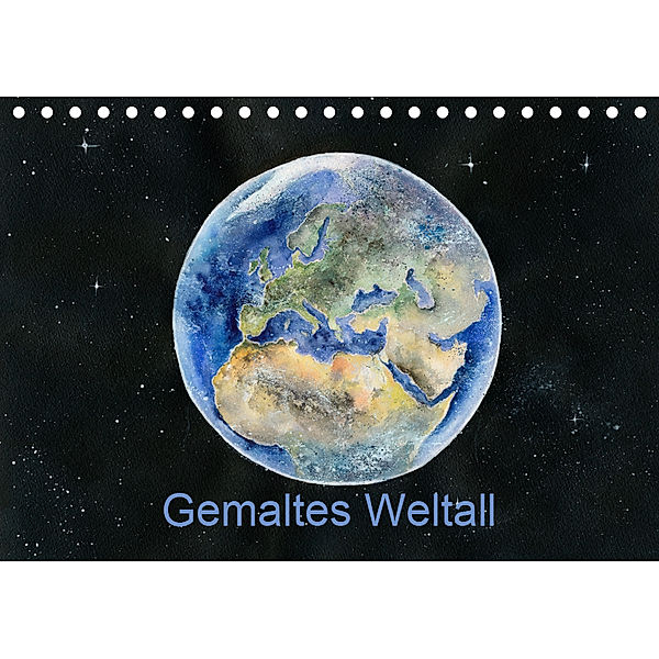 Gemaltes Weltall (Tischkalender 2019 DIN A5 quer), Jitka Krause