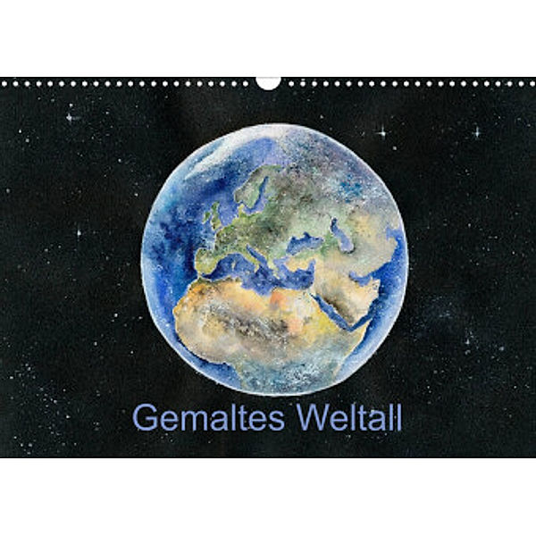 Gemaltes Weltall (Wandkalender 2022 DIN A3 quer), Jitka Krause