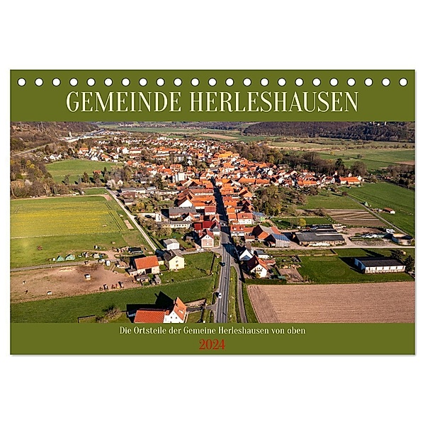 Gemeinde Herleshausen (Tischkalender 2024 DIN A5 quer), CALVENDO Monatskalender, Roland Brack