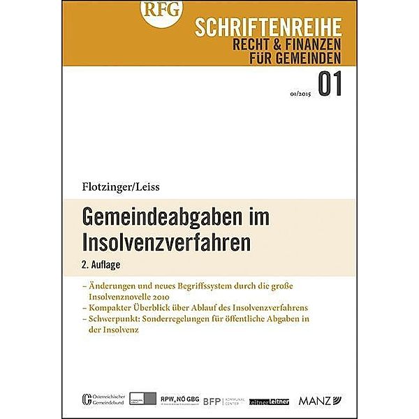 Gemeindeabgaben im Insolvenzverfahren 2. Auflage, Franz Flotzinger, Walter Leiss