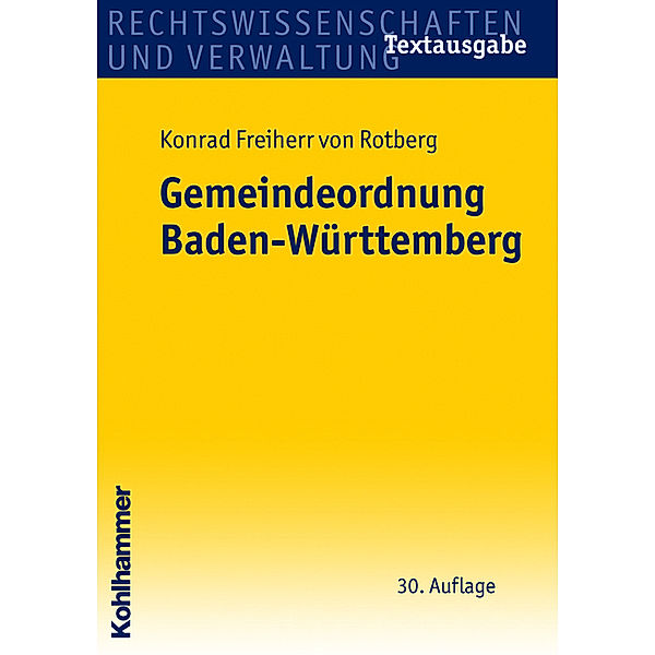Gemeindeordnung (GemO) Baden-Württemberg, Konrad von Rotberg