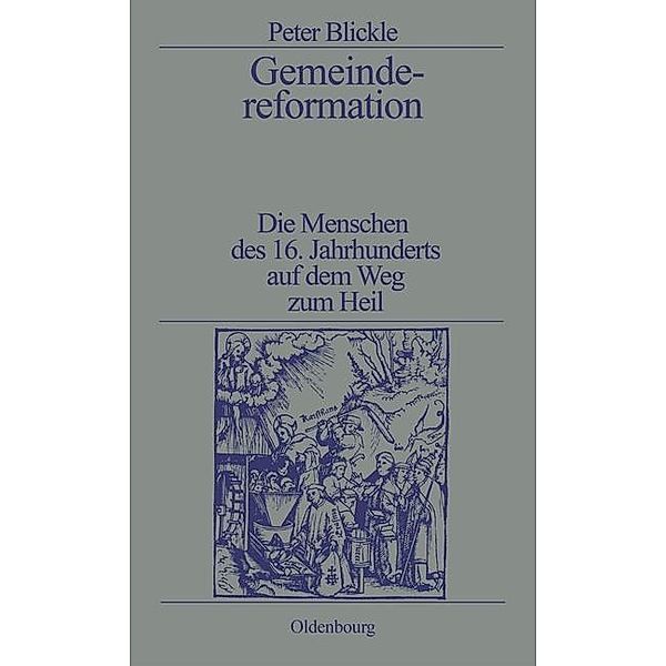 Gemeindereformation / Jahrbuch des Dokumentationsarchivs des österreichischen Widerstandes, Peter Blickle