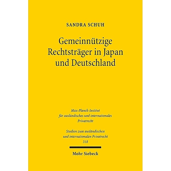 Gemeinnützige Rechtsträger in Japan und Deutschland, Sandra Schuh