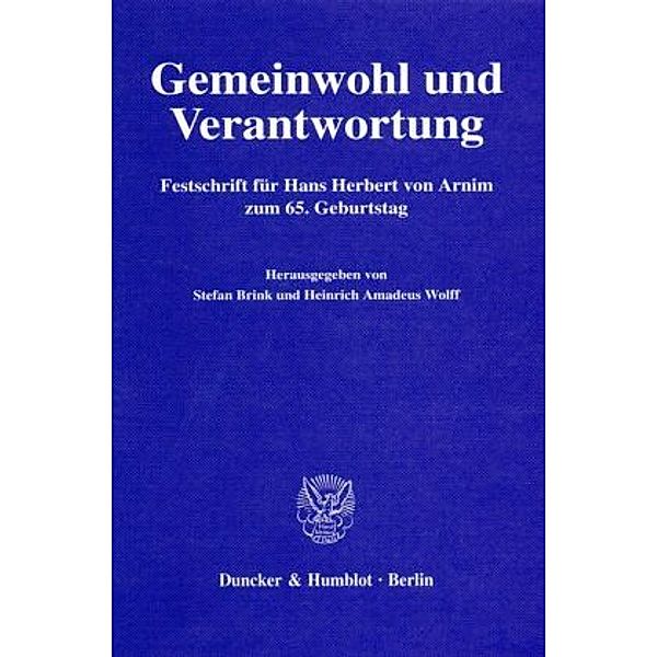 Gemeinwohl und Verantwortung