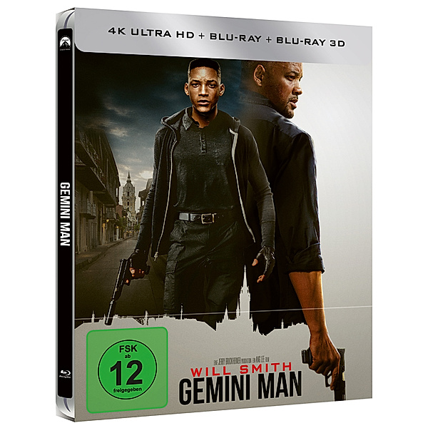 Gemini Man (4K Ultra HD) - Steelbook, Mary Elizabeth Winstead Clive Owen Will Smith