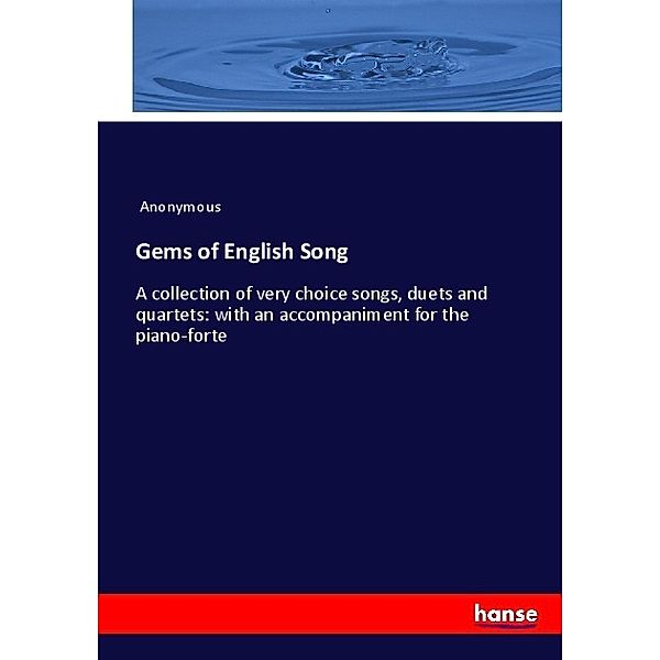 Gems of English Song, James Payn