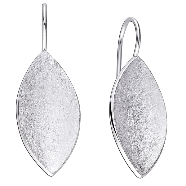 Gemshine Ohrhänger Marquise, Silber 925 (Farbe: silber)