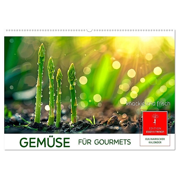 Gemüse für Gourmets (Wandkalender 2025 DIN A2 quer), CALVENDO Monatskalender, Calvendo, Peter Roder