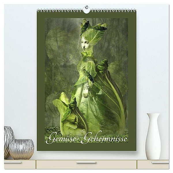 Gemüse-Geheimnisse (hochwertiger Premium Wandkalender 2024 DIN A2 hoch), Kunstdruck in Hochglanz, Garrulus glandarius