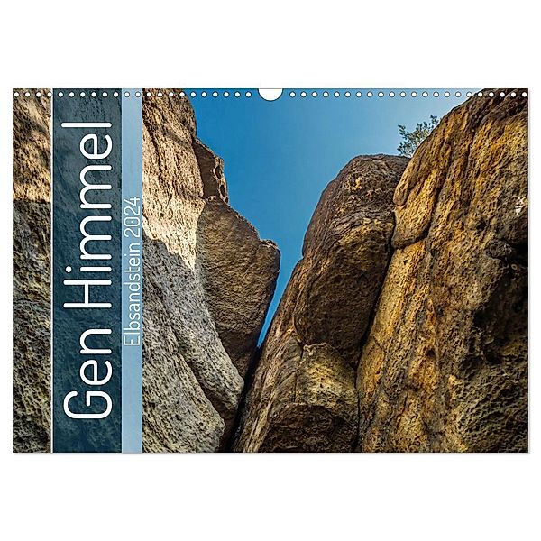 Gen Himmel - Elbsandstein (Wandkalender 2024 DIN A3 quer), CALVENDO Monatskalender, Kevin Walther