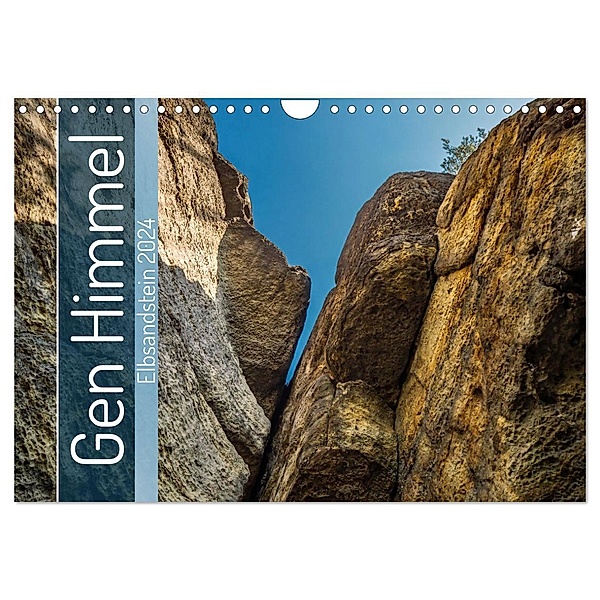 Gen Himmel - Elbsandstein (Wandkalender 2024 DIN A4 quer), CALVENDO Monatskalender, Kevin Walther