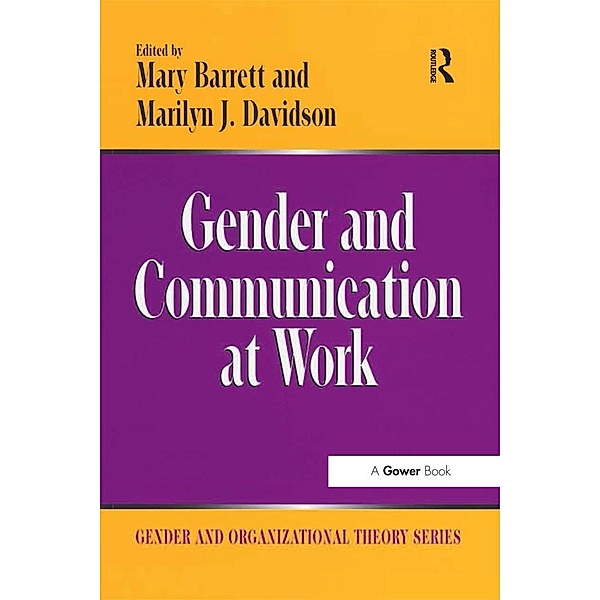 Gender and Communication at Work, Marilyn J. Davidson
