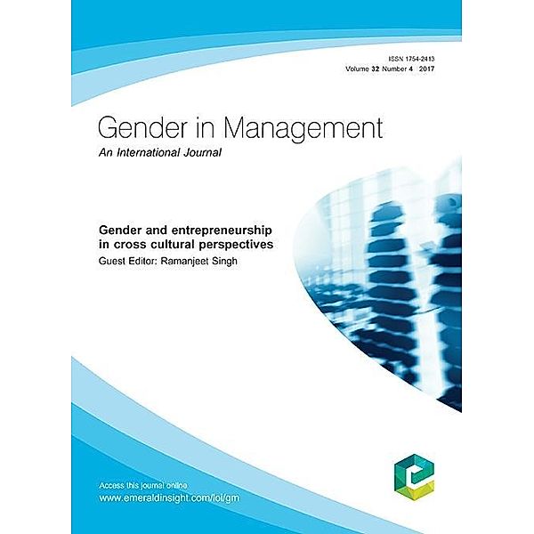 Gender and Entrepreneurship in Cross Cultural Perspectives