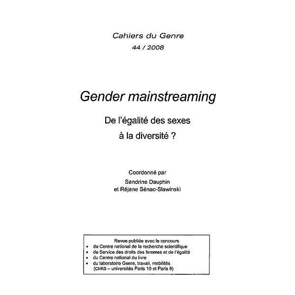 Gender mainstreaming / Hors-collection, Collectif