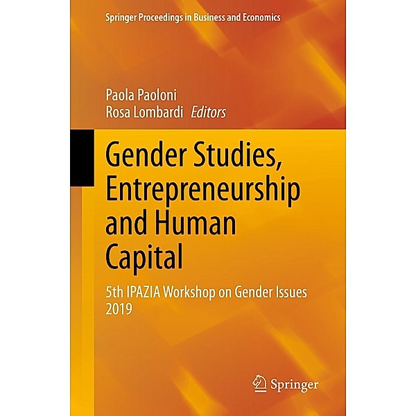 Gender Studies, Entrepreneurship and Human Capital / Springer Proceedings in Business and Economics