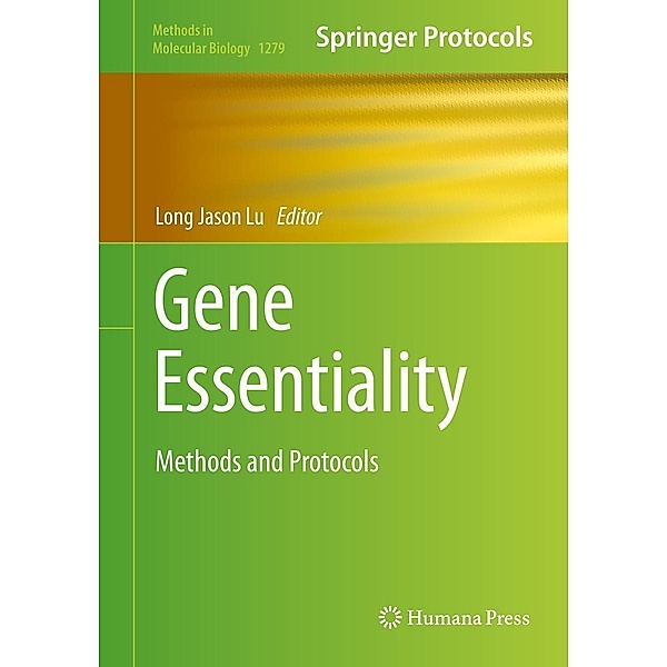 Gene Essentiality / Methods in Molecular Biology Bd.1279