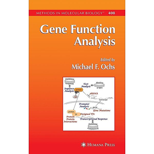 Gene Function Analysis / Methods in Molecular Biology Bd.408