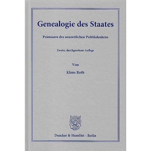 Genealogie des Staates, Klaus Roth