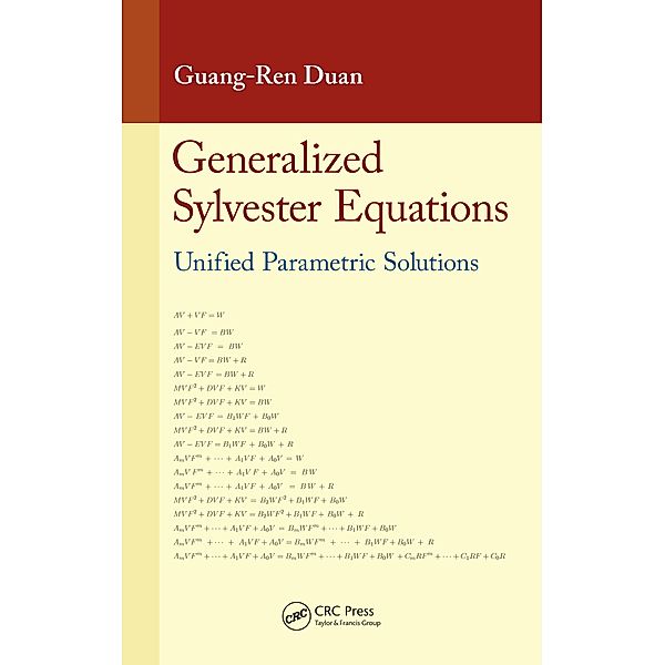 Generalized Sylvester Equations, Guang-Ren Duan