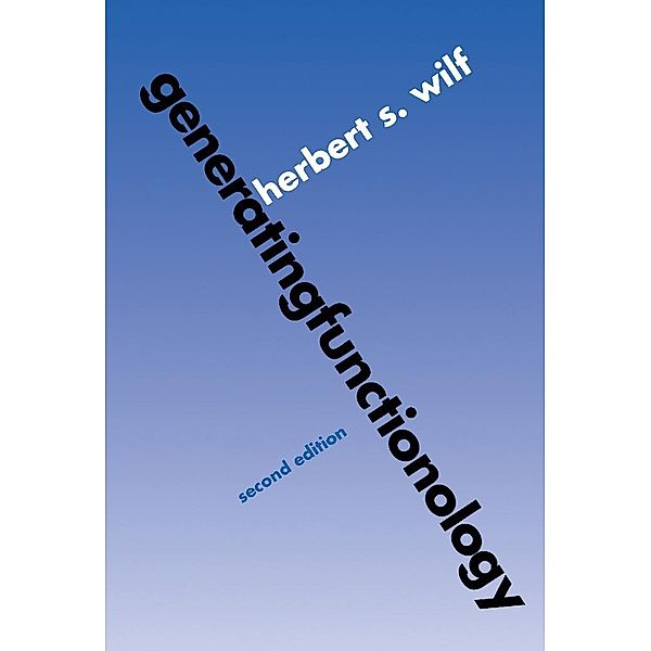 Generating Functionology, Herbert S. Wilf