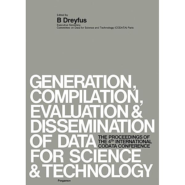 Generation, Compilation, Evaluation and Dissemination of Data for Science and Technology