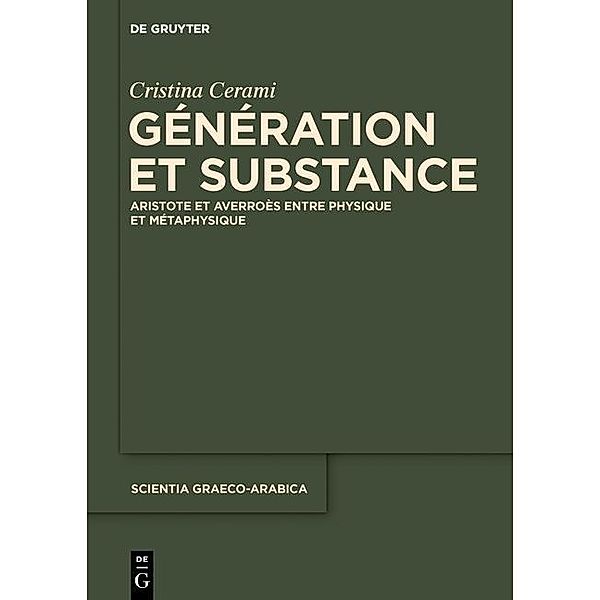 Génération et Substance / Scientia Graeco-Arabica Bd.18, Cristina Cerami
