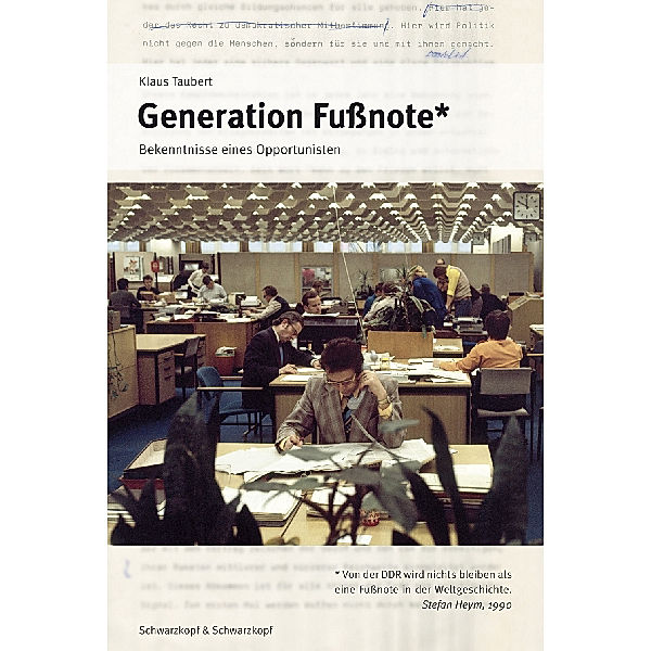 Generation Fußnote, Klaus Taubert