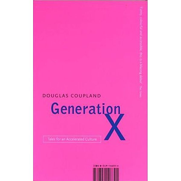 Generation X, English edition, Douglas Coupland