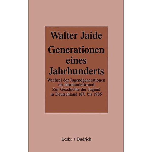 Generationen eines Jahrhunderts, Walter Jaide
