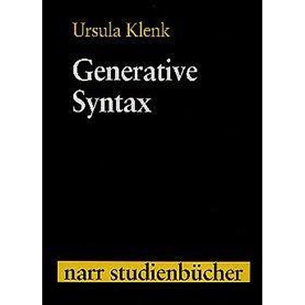 Generative Syntax, Ursula Klenk