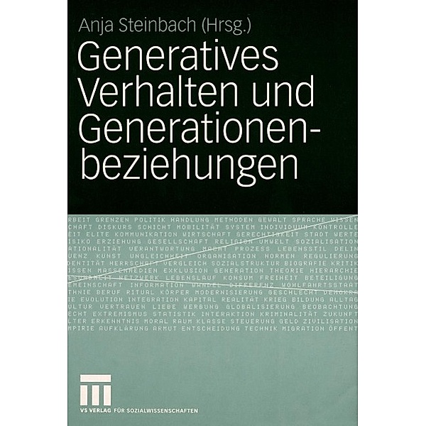 Generatives Verhalten und Generationenbeziehungen