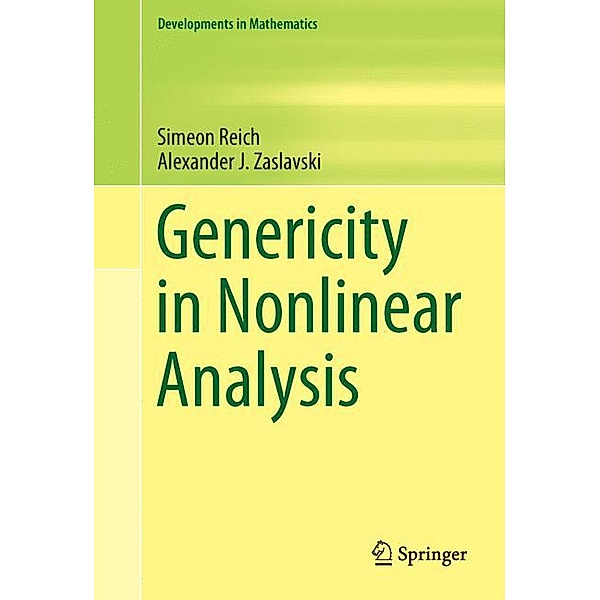 Genericity in Nonlinear Analysis, Simeon Reich, Alexander J. Zaslavski