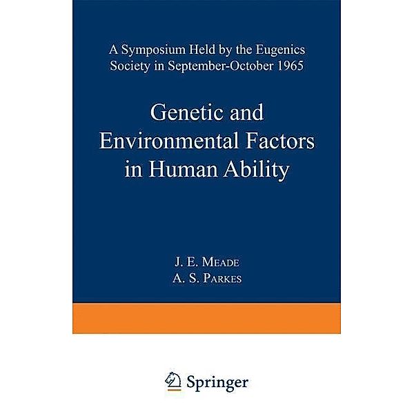 Genetic and Environmental Factors in Human Ability, James E. Meade, A. S. Parkes