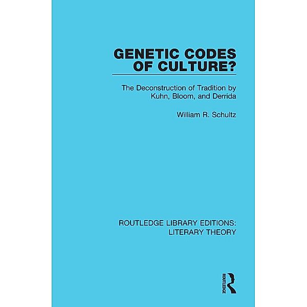 Genetic Codes of Culture?, William R. Schultz