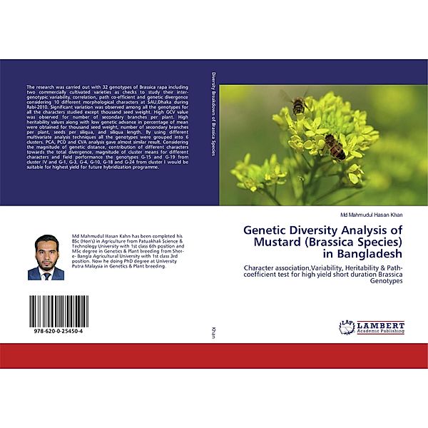 Genetic Diversity Analysis of Mustard (Brassica Species) in Bangladesh, Md Mahmudul Hasan Khan