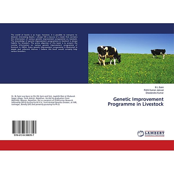 Genetic Improvement Programme in Livestock, B L Saini, Rohit Kumar Jaiswal, Sheelendra Kumar