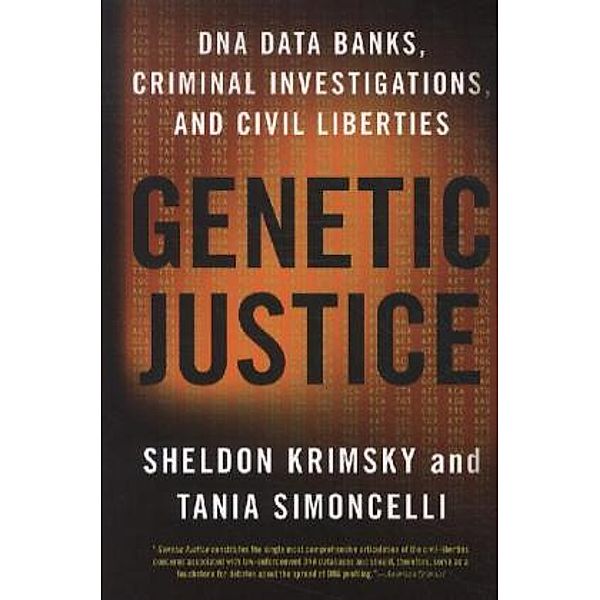 Genetic Justice, Sheldon Krimsky, Tania Simoncelli