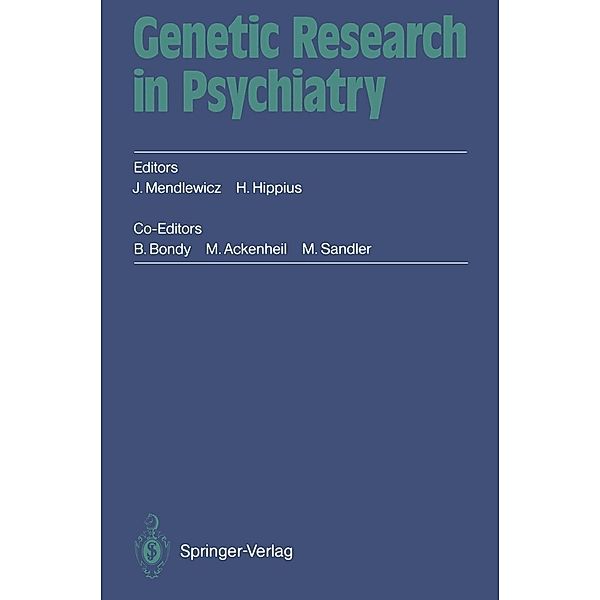 Genetic Research in Psychiatry