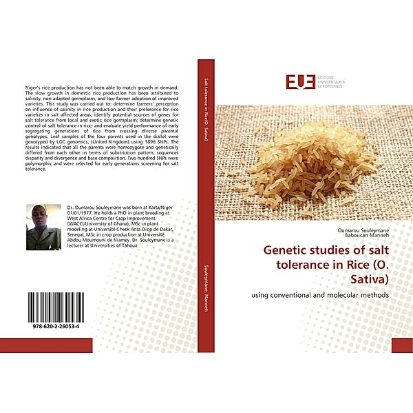 Genetic studies of salt tolerance in Rice (O. Sativa), Oumarou Souleymane, Baboucarr Manneh