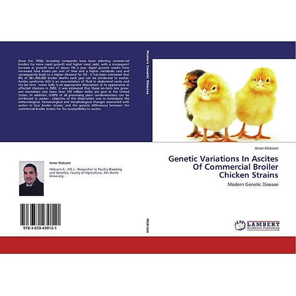 Genetic Variations In Ascites Of Commercial Broiler Chicken Strains, Amer Makram