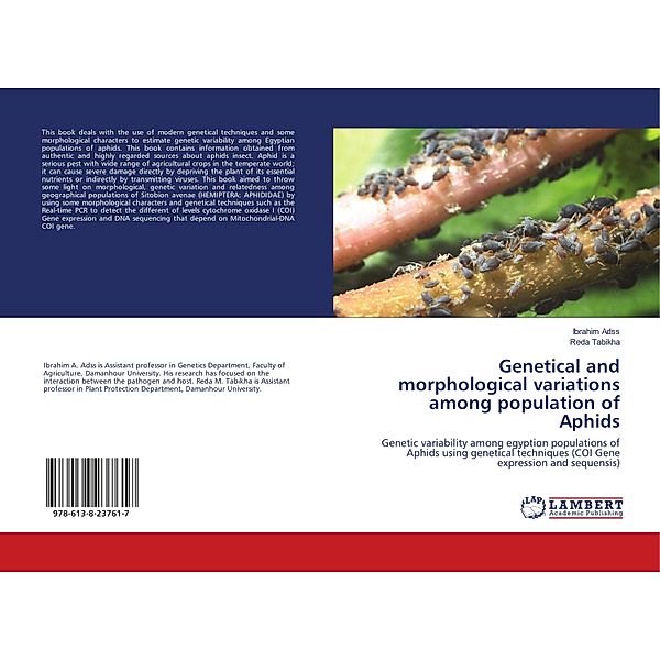 Genetical and morphological variations among population of Aphids, Ibrahim Adss, Reda Tabikha