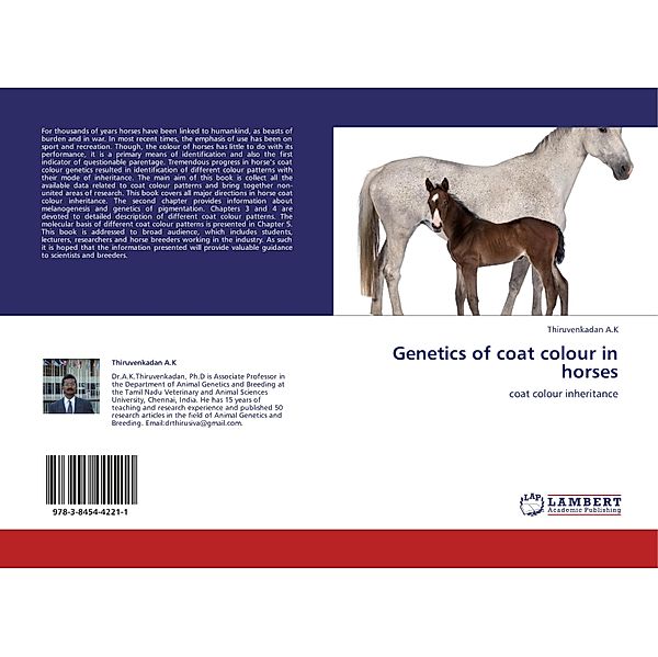 Genetics of coat colour in horses, Thiruvenkadan A.K