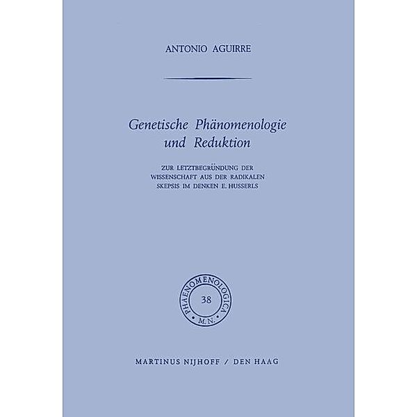 Genetische Phänomenologie und Reduktion, A. Aguirre