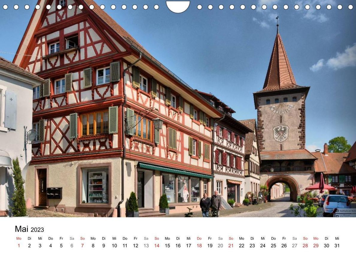 Gengenbach - romantisches Kleinod im Schwarzwald Wandkalender 2023 DIN A4  quer - Kalender bestellen