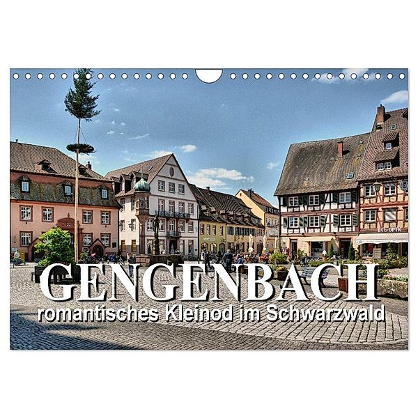 Gengenbach - romantisches Kleinod im Schwarzwald (Wandkalender 2024 DIN A4 quer), CALVENDO Monatskalender, Thomas Bartruff