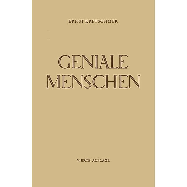 Geniale Menschen, Ernst Kretschmer