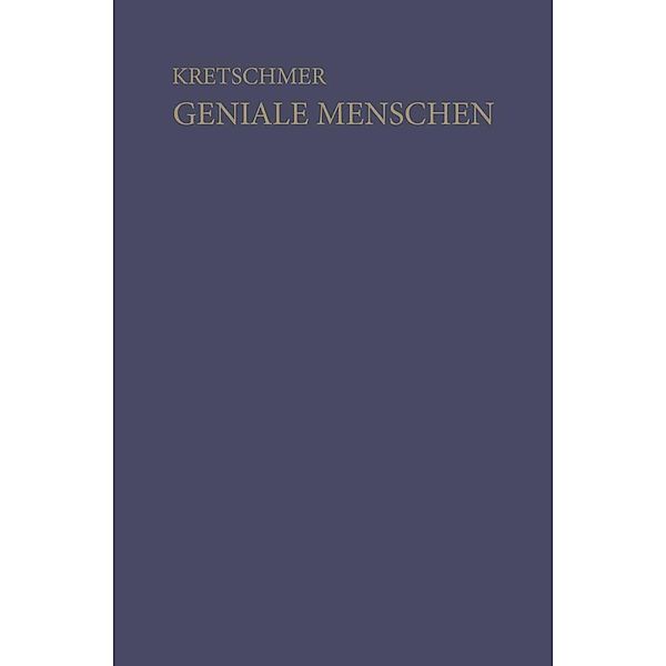 Geniale Menschen, Ernst Kretschmer