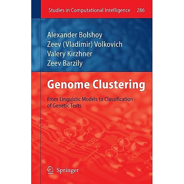 Genome Clustering, Alexander Bolshoy, Zeev Volkovich, Valery Kirzhner